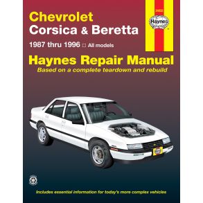 Reparationsbog Haynes - Chevrolet Corsica & Beretta (1987-1996)