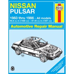 Reparationsbog Haynes - Nissan Pulsar (1983-1986)