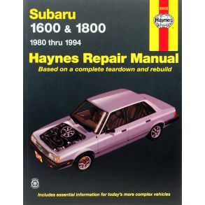 Reparationsbog Haynes - Subaru 1600 & 1800 (80-94)