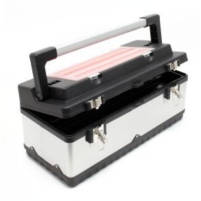 Vrktjskasse - Rustfri stl - 59x28x25,5 cm