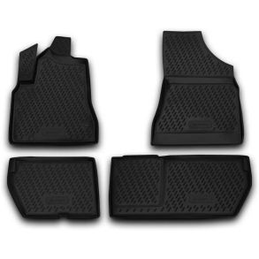 Gummimtte st med kant - PEUGEOT Tepee 06/2008-> 4 stk.