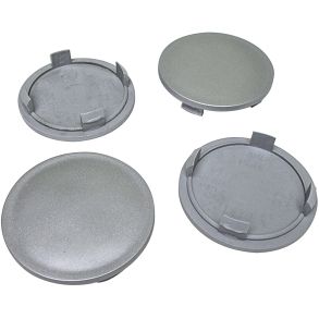 Centerkapsler til Aluflge - Slvgr ABS Plast - Dia. 58/64 mm - 4 stk