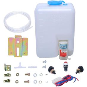 Sprinklerbeholder Kit Med Pumpe - 12V Universal - Kapacitet 1,4L