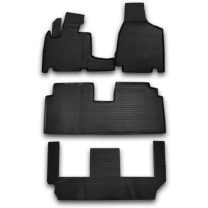 Gummimtte st med kant - CHRYSLER Grand Voyager RT 2008-> 4 stk. 3 rkker