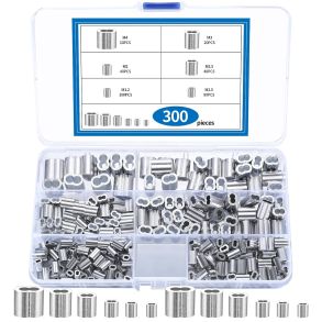Wirel�se sortiment - 6 st�rrelser M1,2/M1,5/M2/M2,5/M3/M4 - Antal 300 stk.