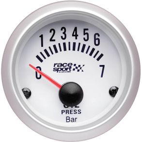 Olietryksmler 12V - Racesport - Hvid 52 mm.