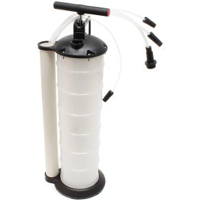 Oliesugepumpe 7 liter - Ideel til olie og vand - Strrelse 240x210x650 mm