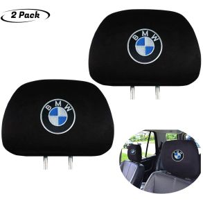 Nakkestttebetrk - BMW Sort - M/ Farvet Logo