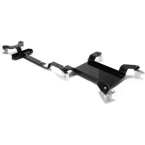 Hjuldolly Til Motorcykel - Kapacitet 560 kg - Sort Med 6x Drejelige Hjul