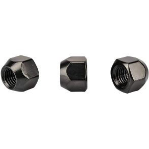 Hjulmtrik Sort - M12x1,5 SW19 - Antal 1 stk