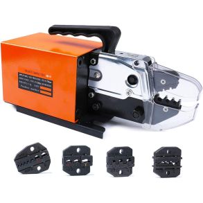 Krympemaskine Trykluft - Maks 16 mm - Inkl. 5 udskiftelige Klemmekber