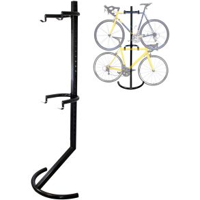 Cykelstander Justerbar Til 2 Cykler - Praktisk & Pladsbesparende - Breevne Maks. 90 kg