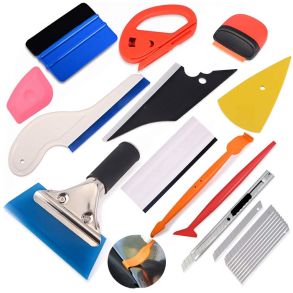 Solfilm-Vrktjsst - Solfilm-skraber Kit - 13 Dele