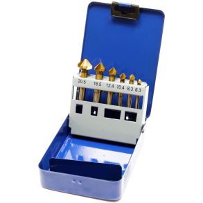 Forsnkerst 6 dele HSS - Stabil og holdbar - 6,3-20,5 mm