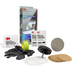 Lygterestaurerings kit - 3M Ultra Headlight Restoration - Inkl. tilbeh�r