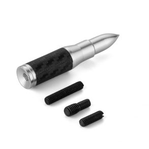 Antennepisk Patron Slv - Lngde 7 cm - Gevind M5. M5xM6 mm 