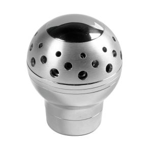 Gearknop Rund - Krom & Poleret Aluminium - Universal  