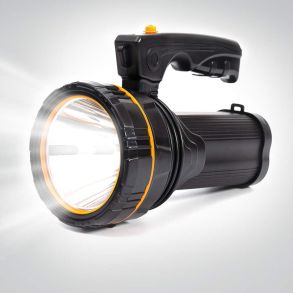 Hndlampe CREE XML LED 6000 Lumen - Belysningsomrde 800 m. - Genopladelig M/ Powerbank
