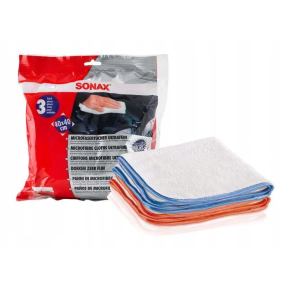 Mikrofiberklude 3 stk - Sonax Ultrafine - 40x40 cm