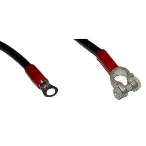 Batteristarterkabel 25mm2 - Raco - L. 45 cm.