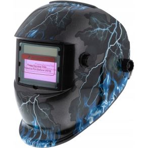 Svejsehjelm Automatisk Med solceller - XPOtool Med motiv - Justerbar i strrelse DIN 9-13
