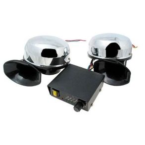 6-Tonet Fanfare Horn Kit - 12V Universal Transistor Horn - 2x Horn (1 s�t)