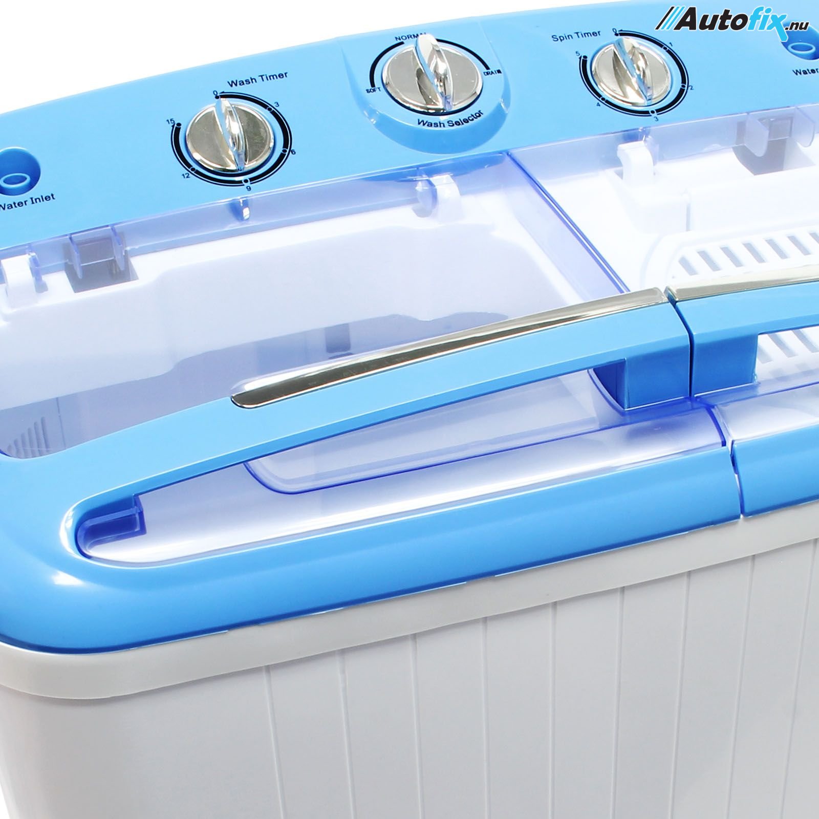 Camping Vaskemaskine Transportabel 230V Kapacitet 5,2 kg Lydsvag