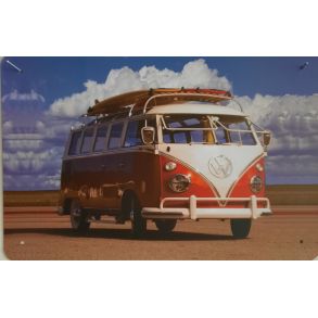 RETRO Metalskilt - VW BUS T1 Camper - STRRELSE 20 X 30 CM