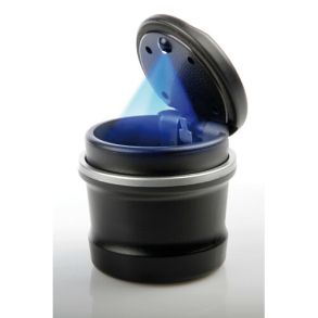 Affaldsspand- & Askebger til kopholder - Med LED lys - 85x95 mm