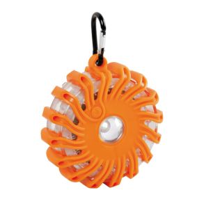 LED Advarselslys Rd - 17 Led & 5 Lysfunktioner - Til 2x AAA Batterier 