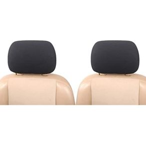 Nakkestttebetrk St Sort - Universal I Slidstrk bomuld - Antal 2 stk.