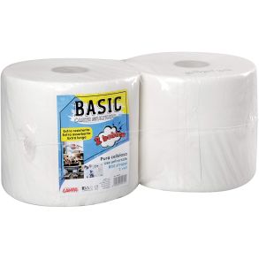 Aftrringspapir Hvid Vrkstedsrulle 2-Lags - 800 Ark 164 Meter - 2 Ruller