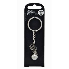 Nglering I Metal - Fast Vedhng (Fodboldstvle) - 1 stk. 