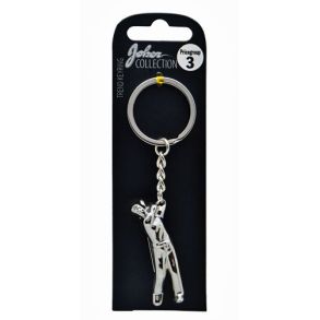 Nglering I Metal - Fast Vedhng (Golfspiller) - 1 stk.