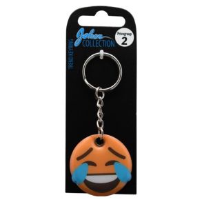 Keychain In Rubber - Emoji (Laughing Emoji)