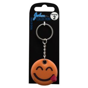 Keychain in Rubber - Emoji (Smile-Emoji)