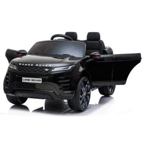 Elbil til b�rn - Range Rover Evoque Sort - Med fjernbetjening, lys, lyd & musik