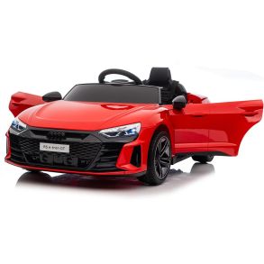 Elbil til b�rn - Audi RS e-tron GT 4x4 R�d - Med fjernbetjening, lys, lyd & musik