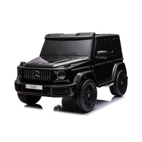 Elbil til b�rn 2 personers - Mercedes Benz AMG G63 XXL Sort - Med fjernbetjening, lys, lyd & musik