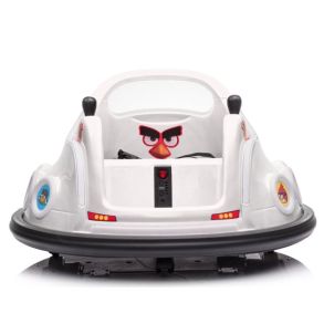 Elbil til b�rn - Angry Birds Bumber Hvid - Med fjernbetjening og Lys