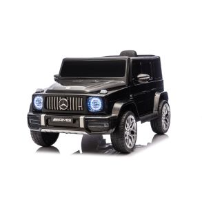 Elbil til b�rn - Mercedes Benz AMG G63 Sort - Med fjernbetjening, lys, start lyd & multifunktions rat