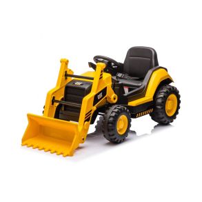 Elbil til b�rn - Cat caterpillar gravemaskine - Med fjernbetjening, lys, lyd & musik