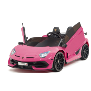 Elbil til b�rn - Lamborghini Aventador SVJ Lyser�d - Med fjernbetjening, LED lys & lyd