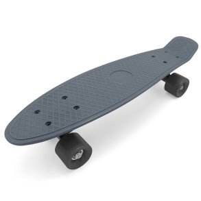 Skateboard Med Gummihjul - Sort & gr - Penny Board