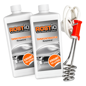 Rostio rustfjerner til br�ndstoftank 2 liter inkl. dyppekoger - Op til 20 liter