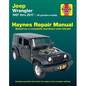 Reparationsbog Haynes - Jeep Wrangler (1987-2017)