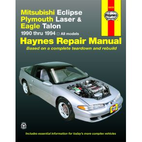 Reparationsbog Haynes - Mitsubishi Eclipse, Plymouth Laser & Eagle Talon (1990-1994)
