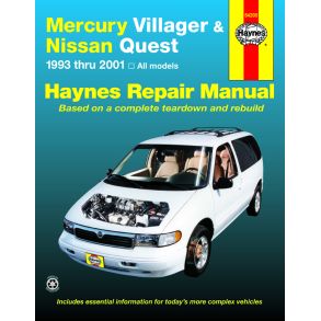 Reparationsbog Haynes - Mercury Villager & Nissan Quest (1993-2001)