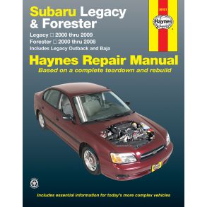 Reparationsbog Haynes - Subaru Legacy & Forester (2000-2009)
