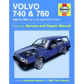 Reparationsbog Haynes - Volvo 740 & 760 Petrol (82 - 91)